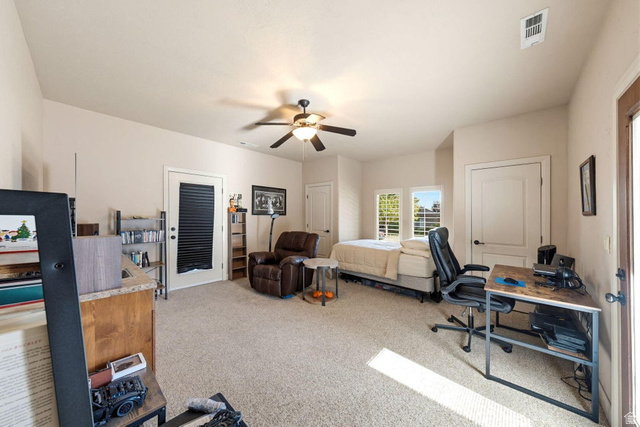 1609 East 10 S Street St. George, UT 84790 - Photo 46 of 68 Spacious room with light-toned carpeting and neutral wall tones