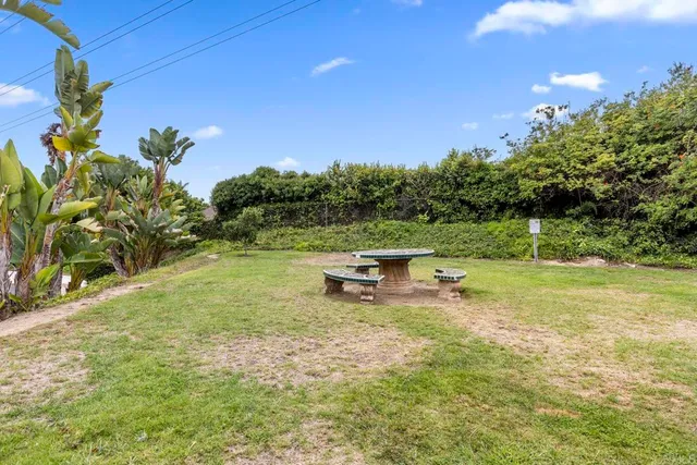 a view of a lake with outdoor space