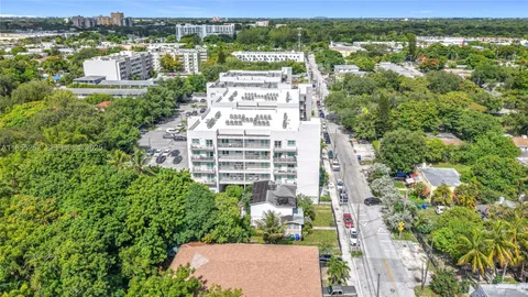 a view of a city with tall buildings