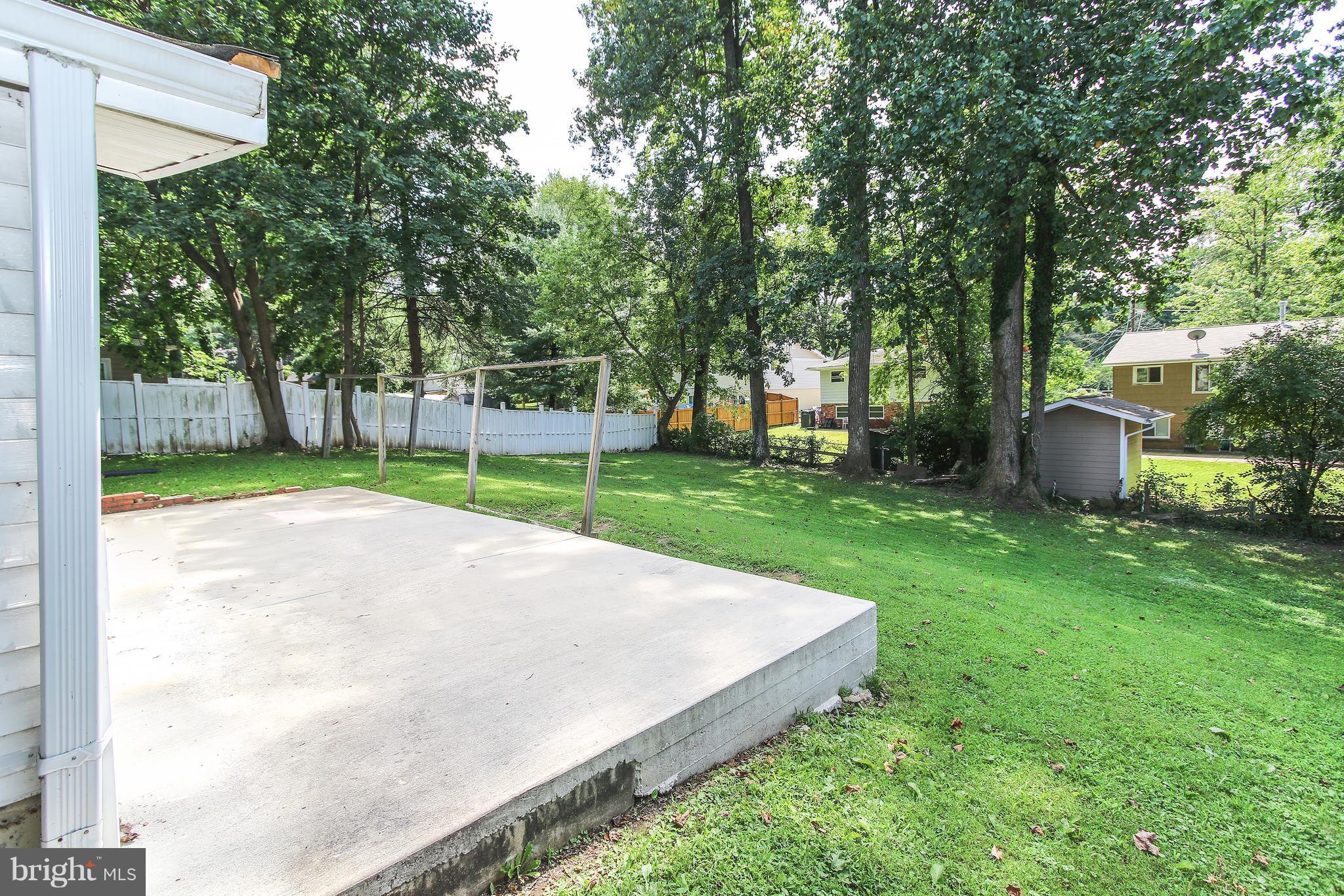 3306 Niles Street Silver Spring, MD 20906 - Photo 21 of 21 a view of a backyard with tree s