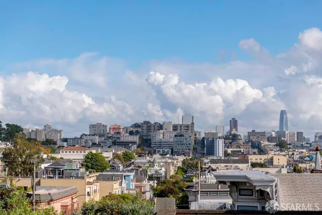 a city view with lot of high rise buildings