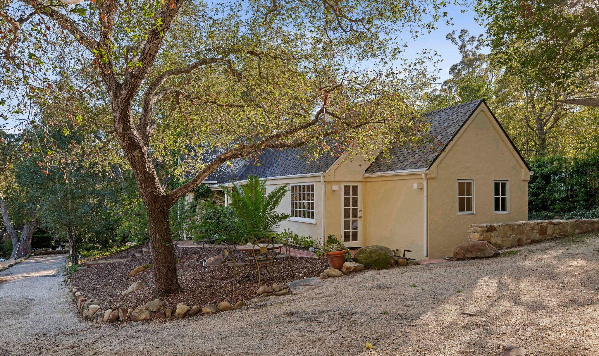 811 Picacho Lane Montecito, CA 93108 - Photo 6 of 22 a view of a house with a yard