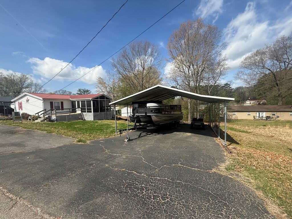 a view of house with outdoor space area