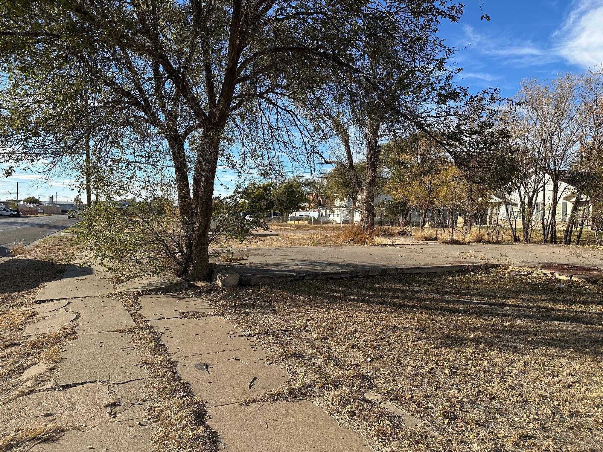 410 Southwest 3rd Avenue Amarillo, TX 79101 - Photo 3 of 8 a view of dirt yard with a large tree