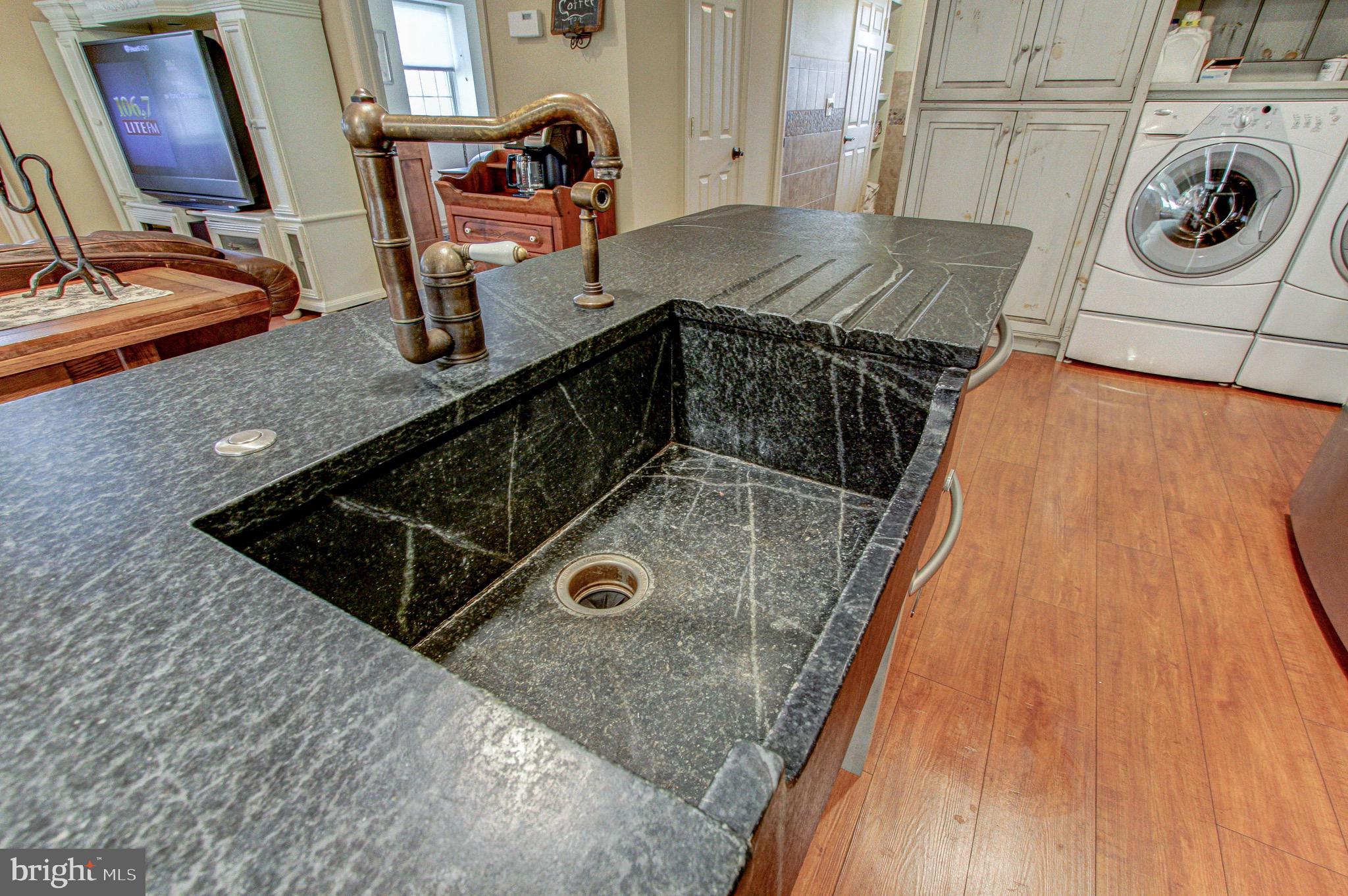 2613 Hill Road Green Lane, PA 18054 - Photo 107 of 146 Custom soapstone sink designed for accessibility