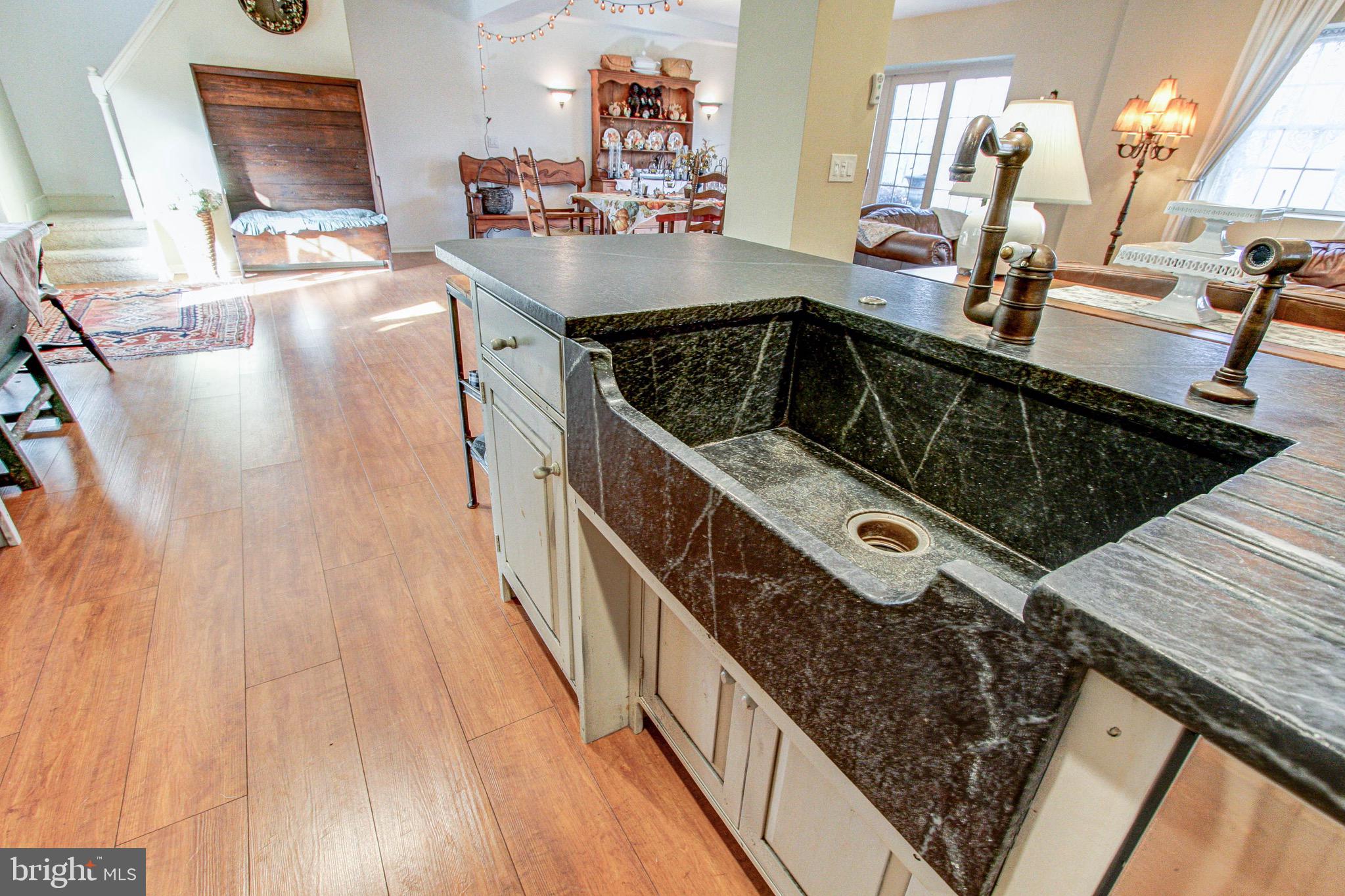 2613 Hill Road Green Lane, PA 18054 - Photo 109 of 146 Custom built soapstone sink and counter