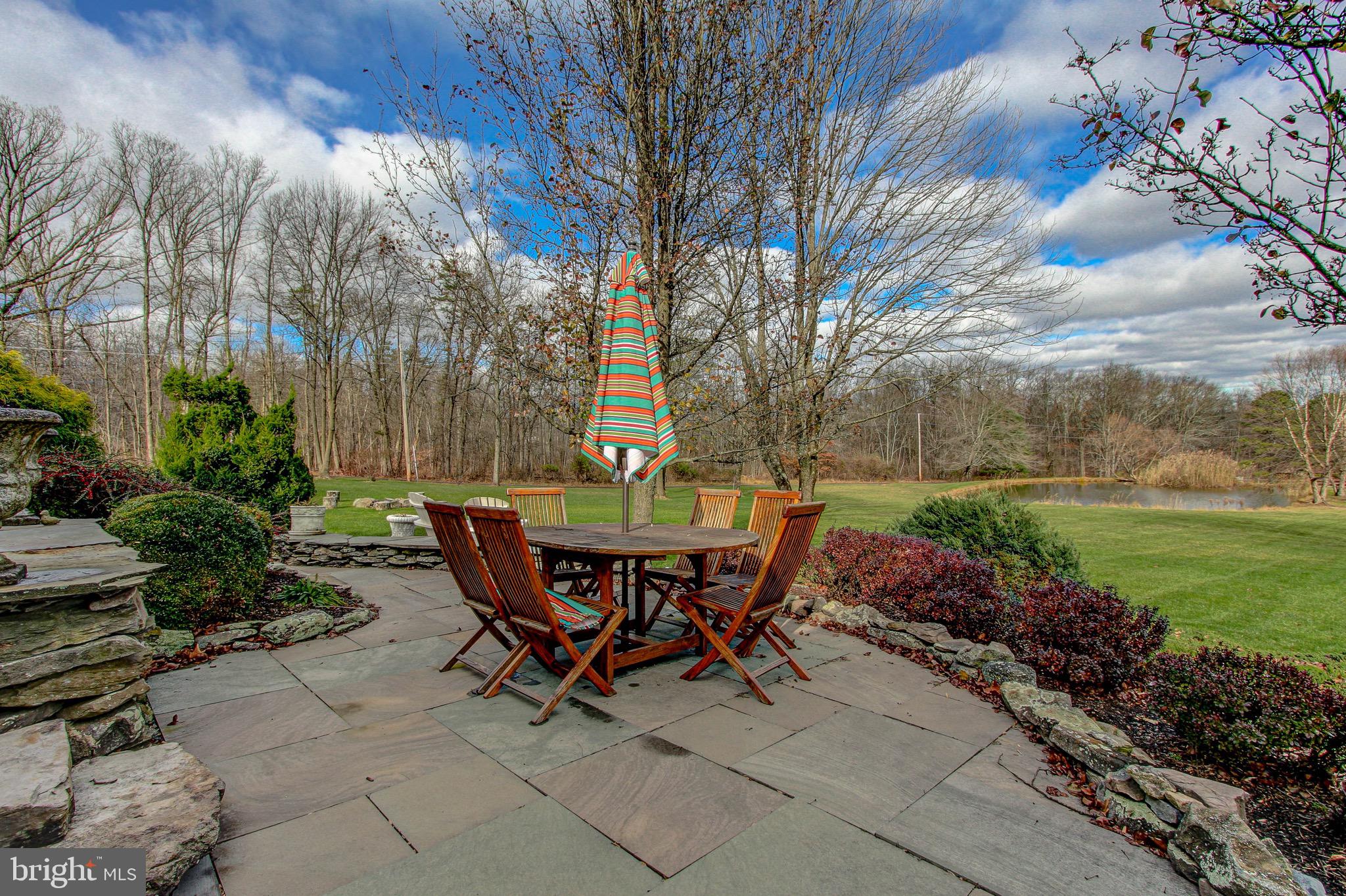 2613 Hill Road Green Lane, PA 18054 - Photo 131 of 146 Your fieldstone patio behind the cottage