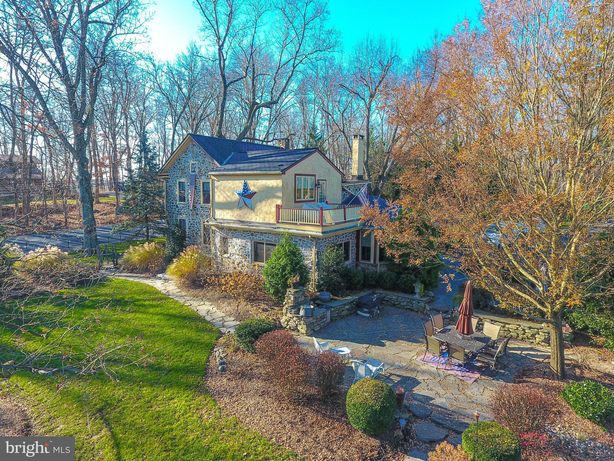 2613 Hill Road Green Lane, PA 18054 - Photo 142 of 146 Aerial view of patios into main home