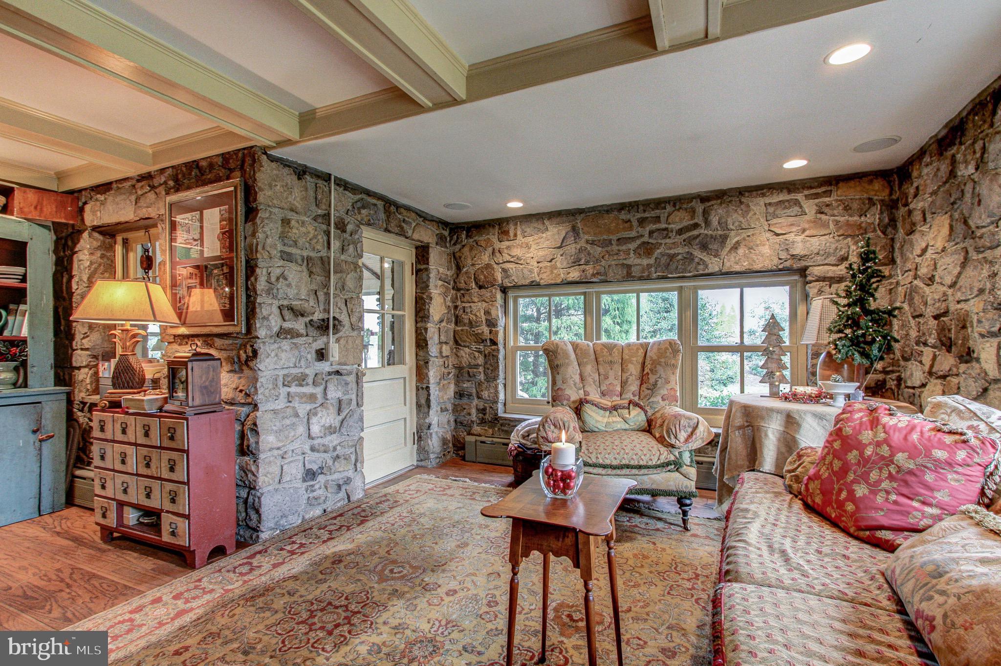 2613 Hill Road Green Lane, PA 18054 - Photo 16 of 146 Exposed stone walls and hardwood floors