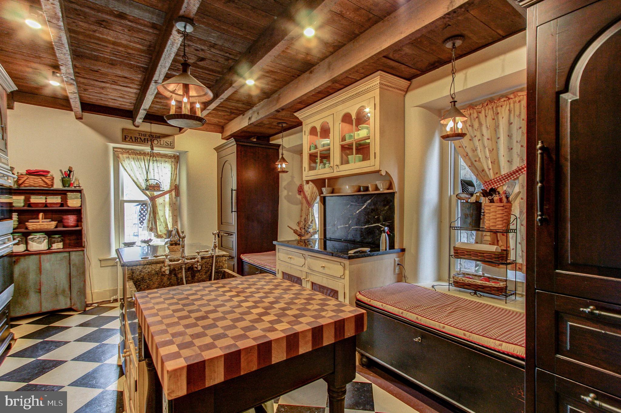 2613 Hill Road Green Lane, PA 18054 - Photo 26 of 146 Beamed ceilings, wood floors, custom island!