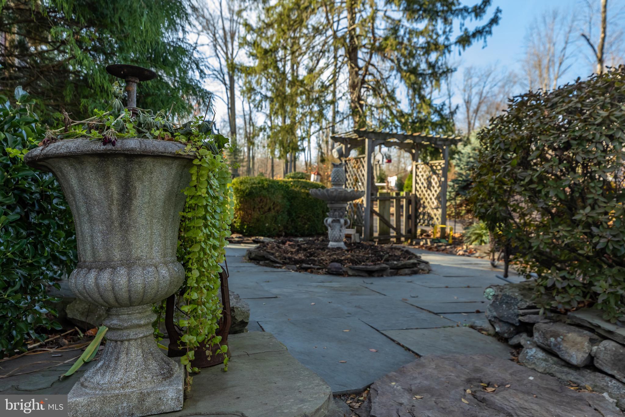 2613 Hill Road Green Lane, PA 18054 - Photo 76 of 146 View from lower patio out to front walkways