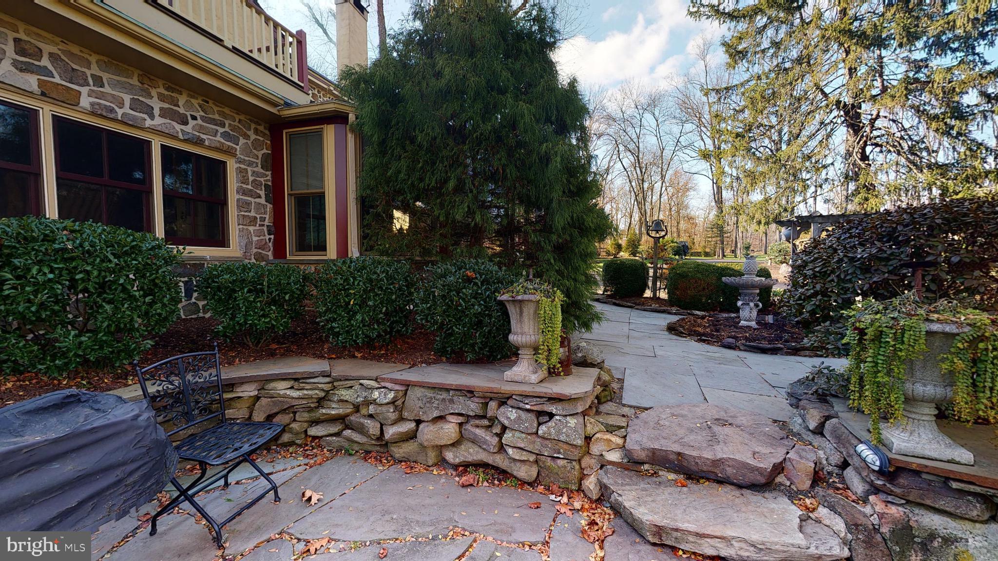 2613 Hill Road Green Lane, PA 18054 - Photo 77 of 146 Fieldstone walls, stairs and patios abound