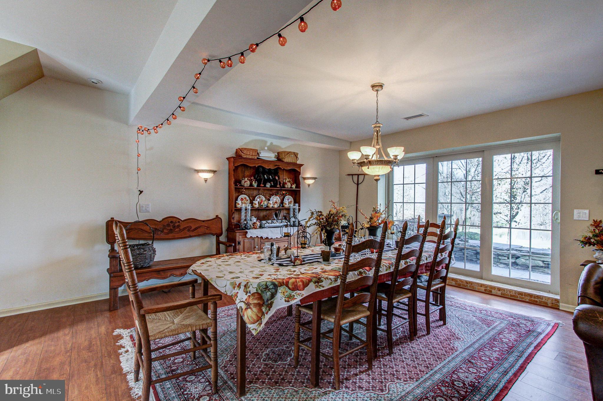 2613 Hill Road Green Lane, PA 18054 - Photo 97 of 146 View from kitchen to sliding glass doors