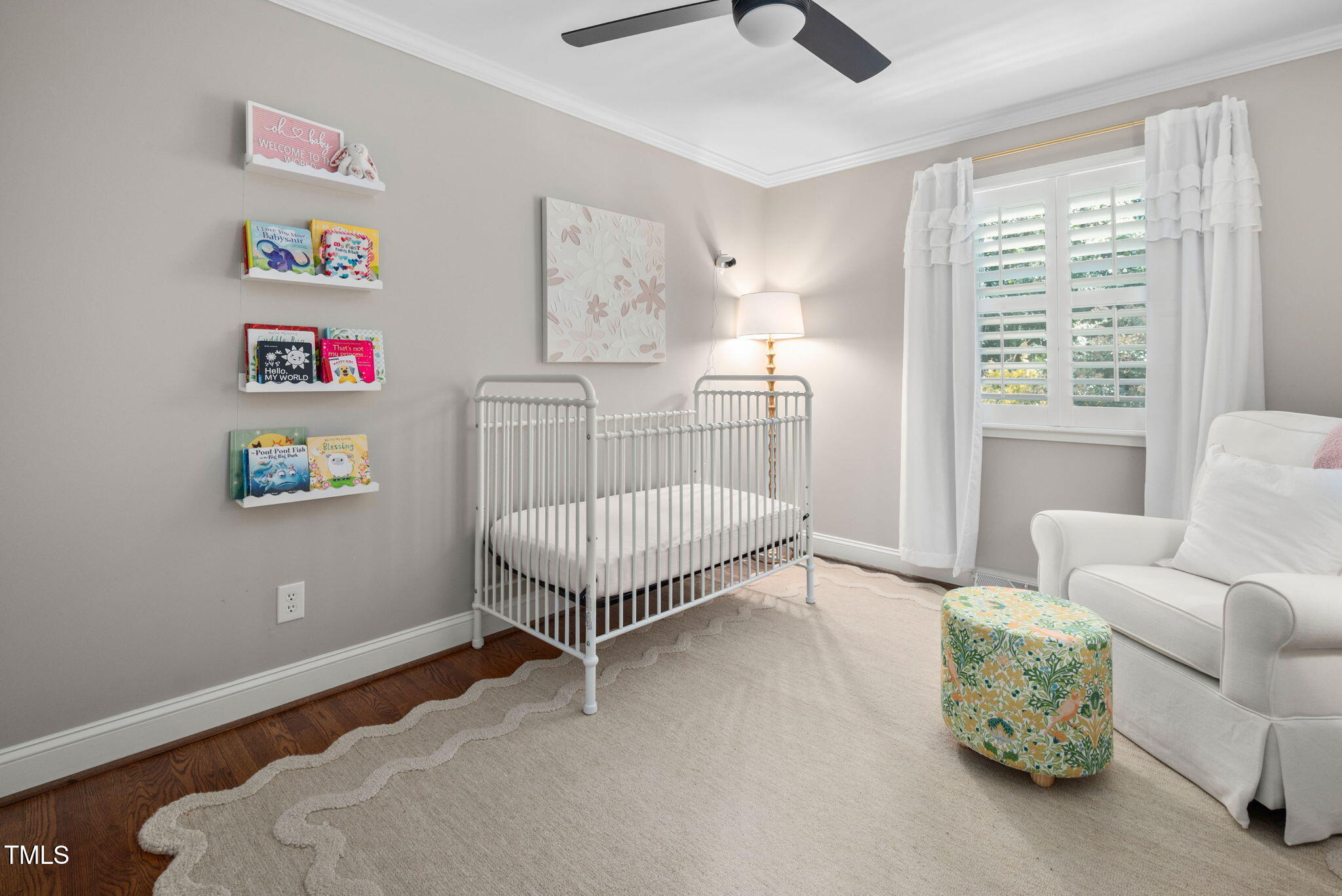 4808 Latimer Road Raleigh, NC 27609 - Photo 15 of 39 a bedroom with furniture and a large window