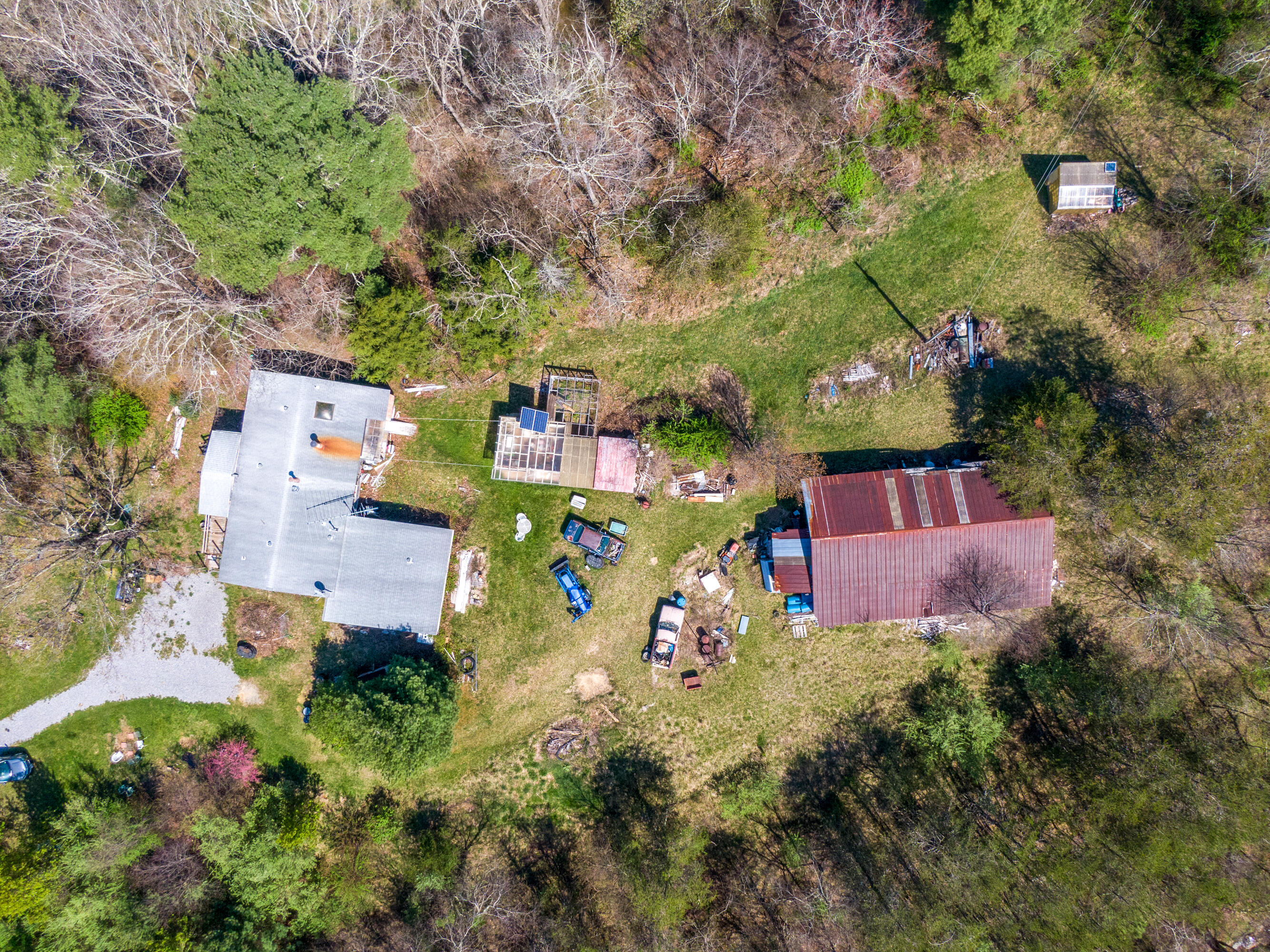 4610 Brush Creek Road Riner, VA 24149 - Photo 19 of 24 an aerial view of a house with outdoor space