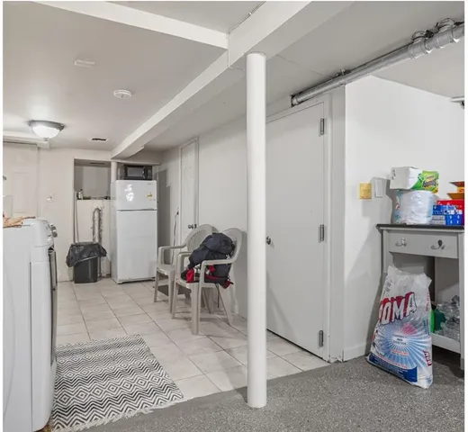 a view of storage and utility room