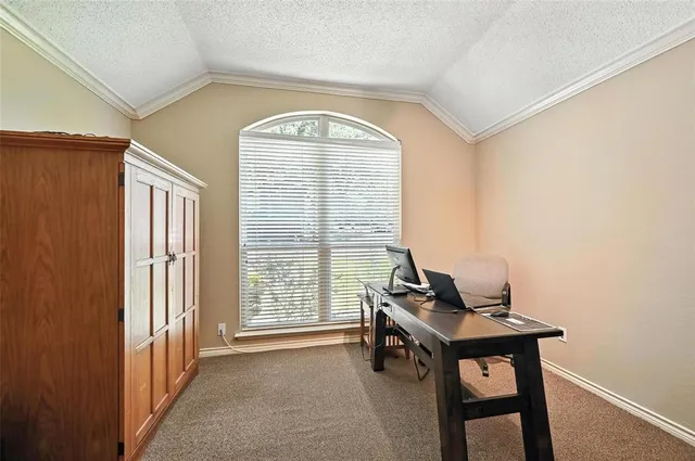 a view of workspace with a window