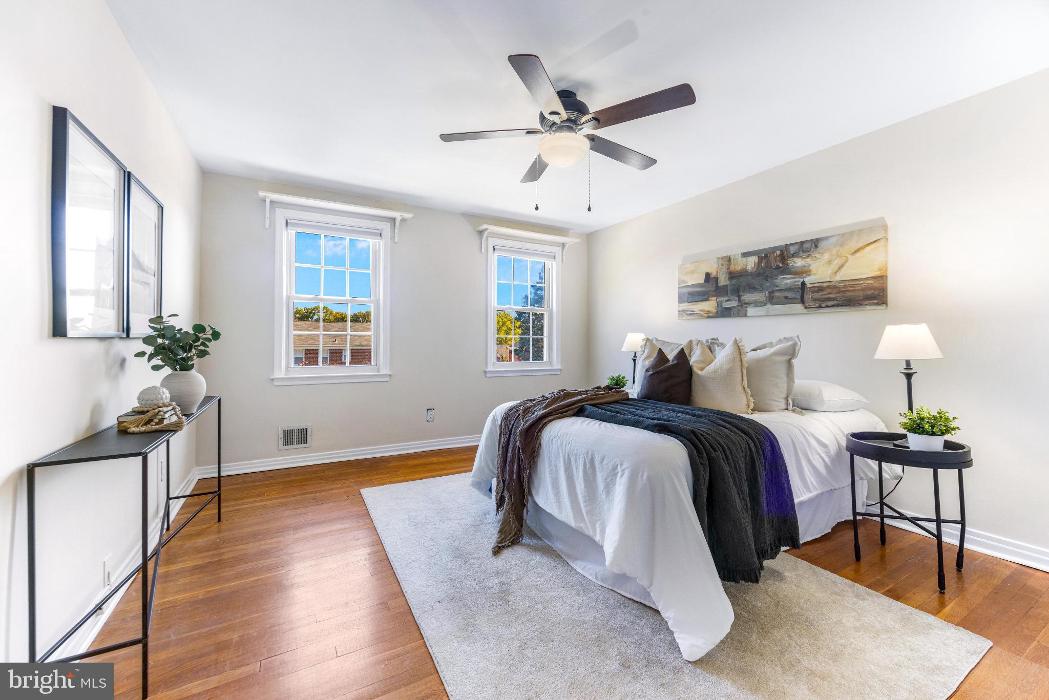 1815 Loch Shiel Road Towson, MD 21286 - Photo 12 of 32 a bedroom with a bed and wooden floor