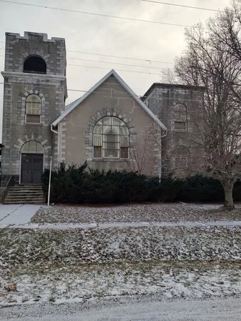 a backyard of a house
