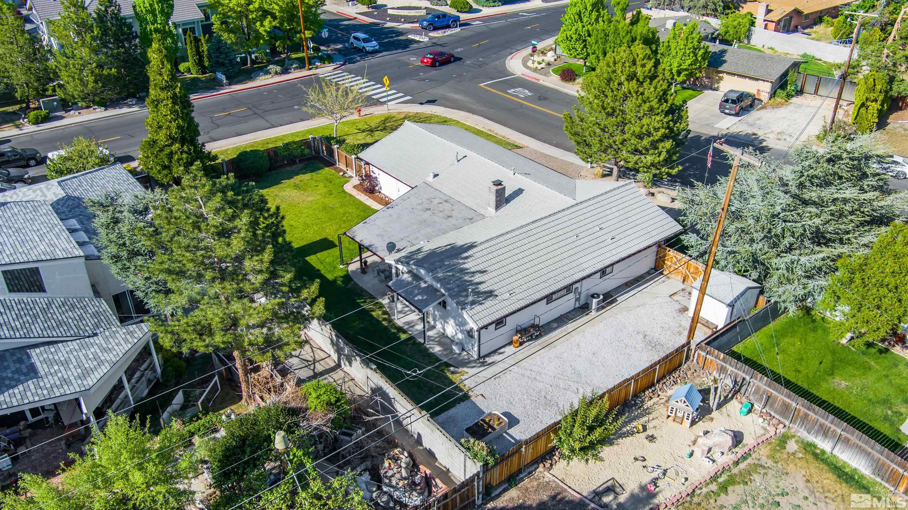 3901 Warren Way Reno, NV 89509 - Photo 38 of 40 an aerial view of a house with a garden
