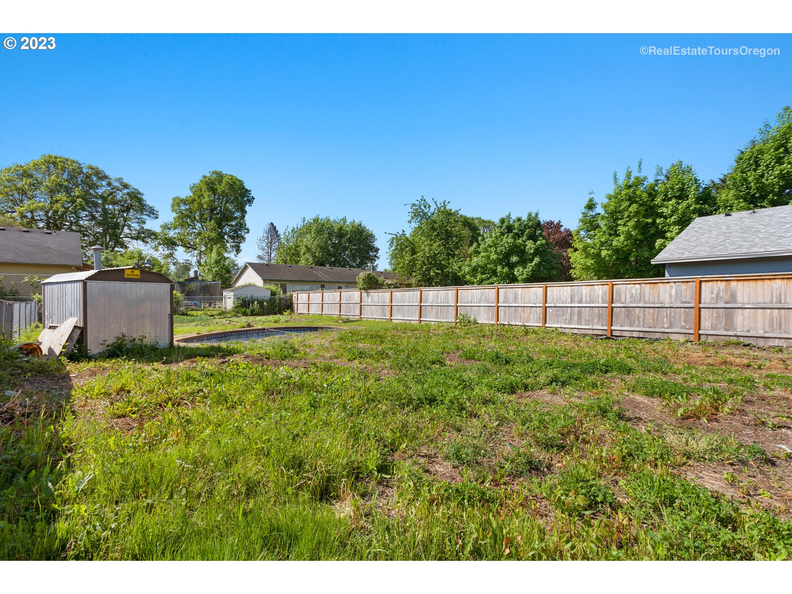 330 Harrison Street Fairview, OR 97024 - Photo 11 of 20 a view of backyard with green space