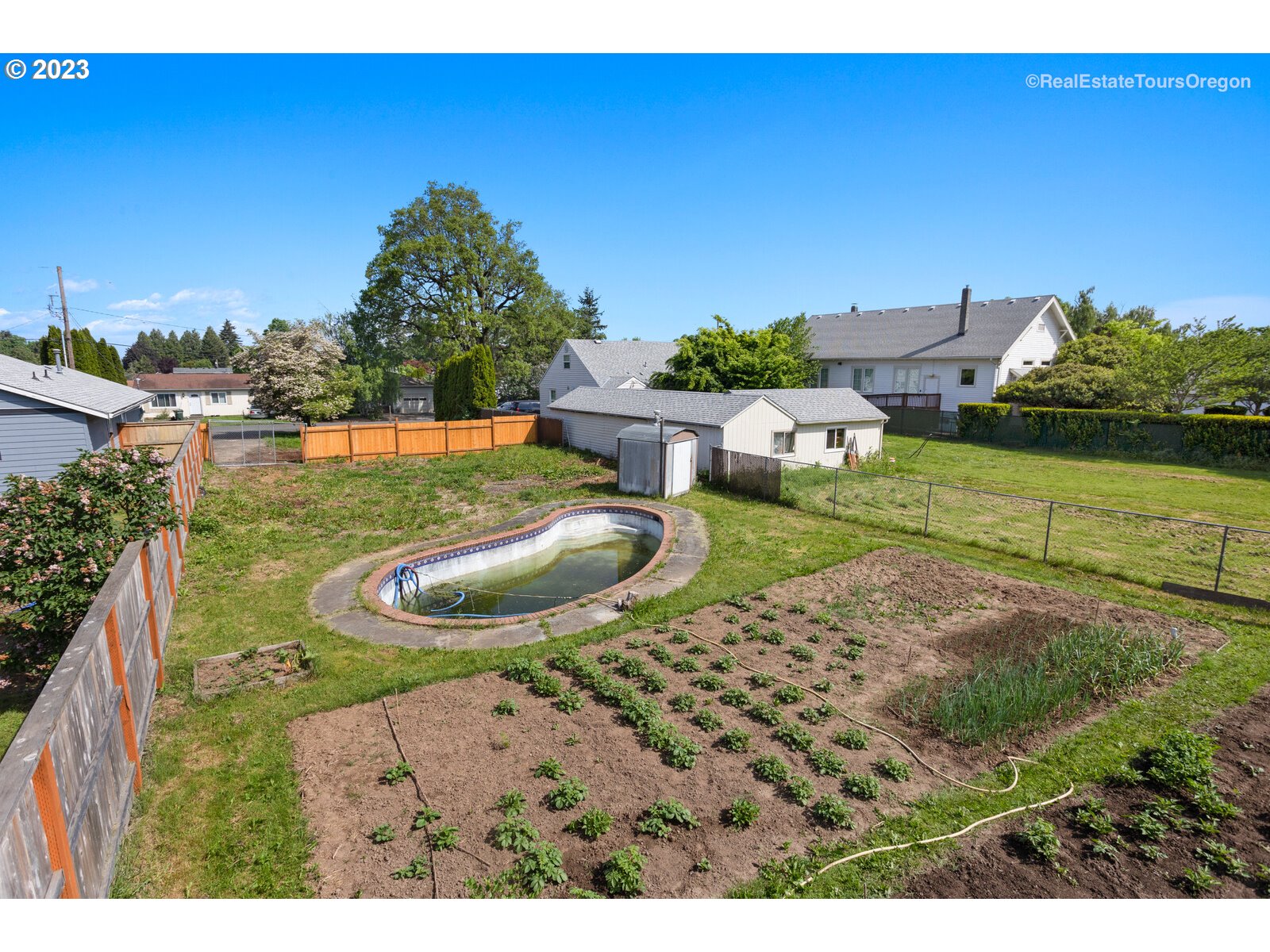 330 Harrison Street Fairview, OR 97024 - Photo 17 of 20 a aerial view of a house with outdoor space