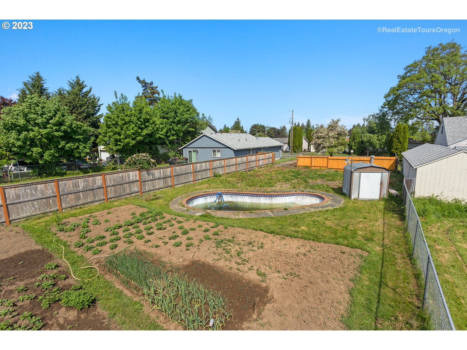 330 Harrison Street Fairview, OR 97024 - Photo 18 of 20 a view of a yard with an outdoor space