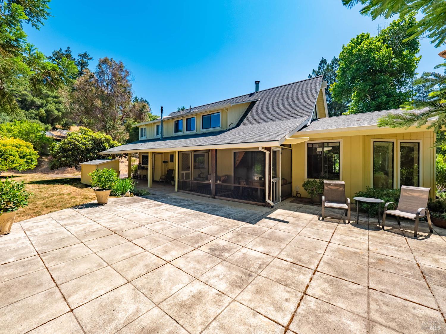 2151 Highway 128 Philo, CA 95466 - Photo 20 of 55 a view of house with outdoor sitting space