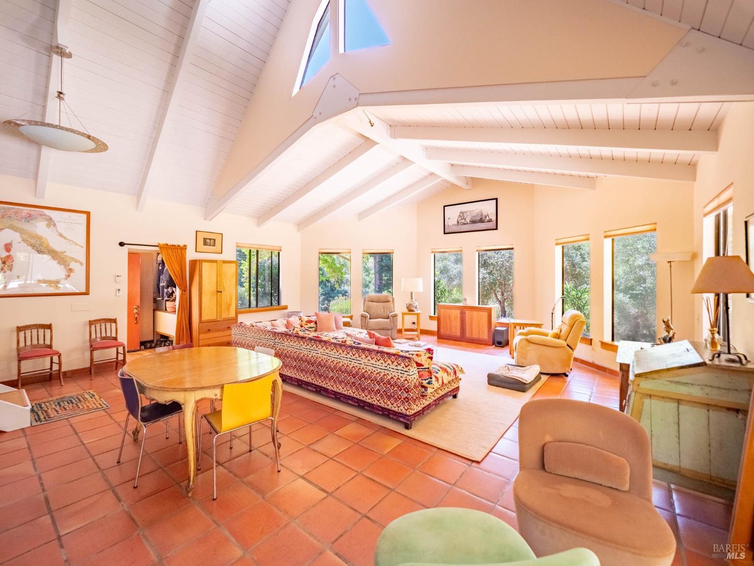 2151 Highway 128 Philo, CA 95466 - Photo 4 of 55 a living room with fireplace furniture and a large window