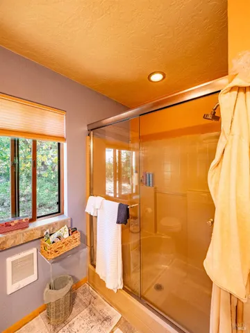 a room with furniture and a window