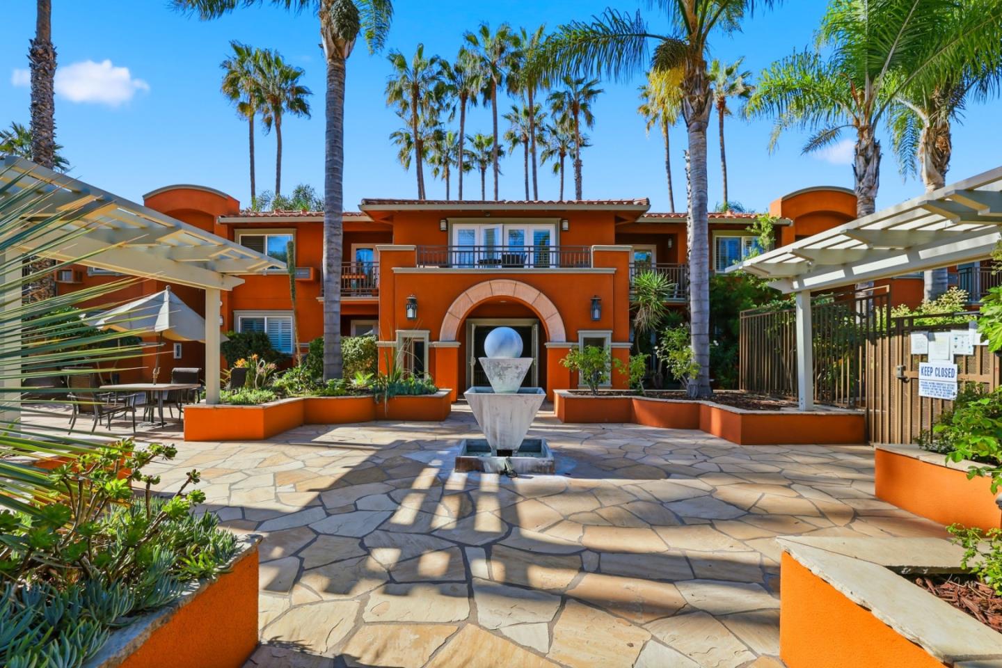 1835 Palm View Place, Unit 105 Santa Clara, CA 95050 - Photo 41 of 49 a front view of a house with garden