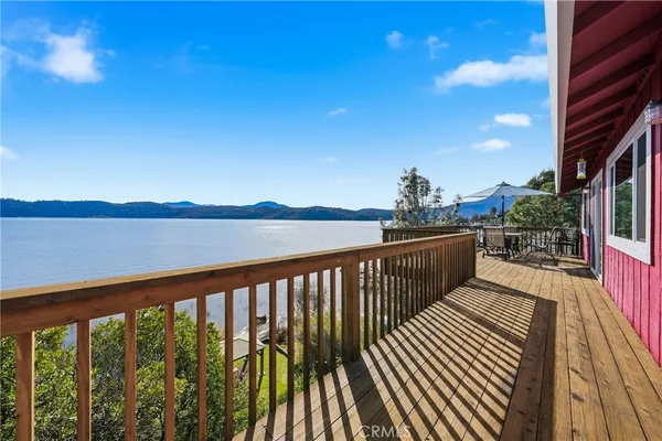 a view of city from a balcony