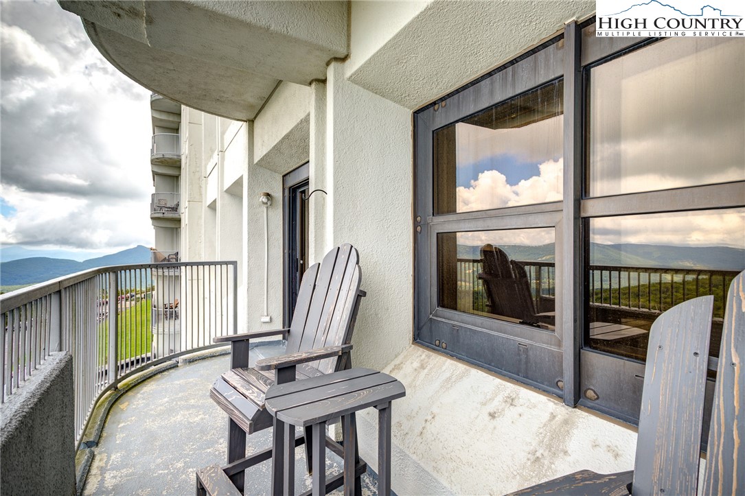 303 Sugar Top Drive, Unit 2407 Sugar Mountain, NC 28604 - Photo 17 of 36 a view of balcony with furniture