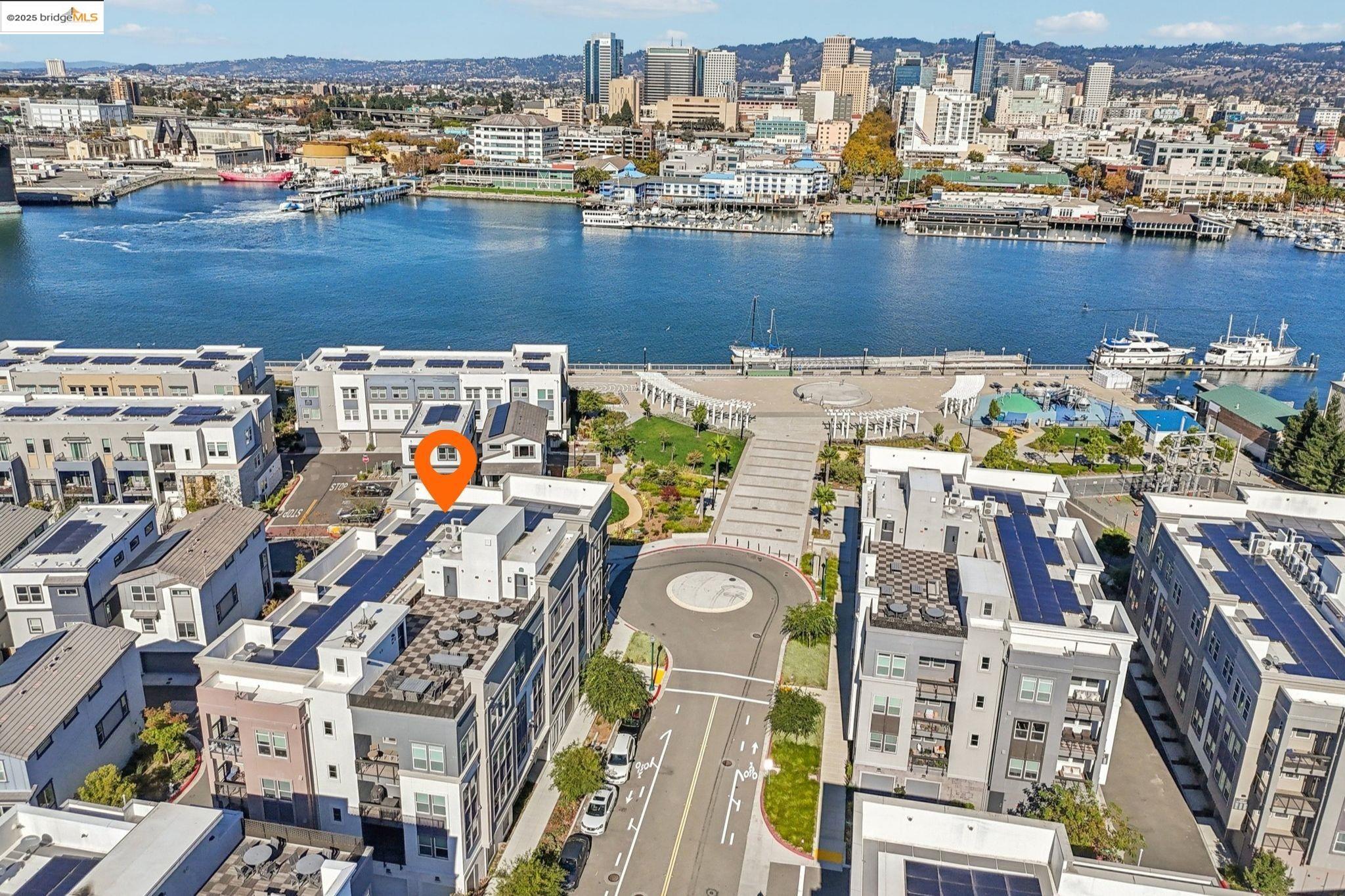 2878 5th Street Alameda, CA 94501 - Photo 42 of 56 a view of a lake with a city