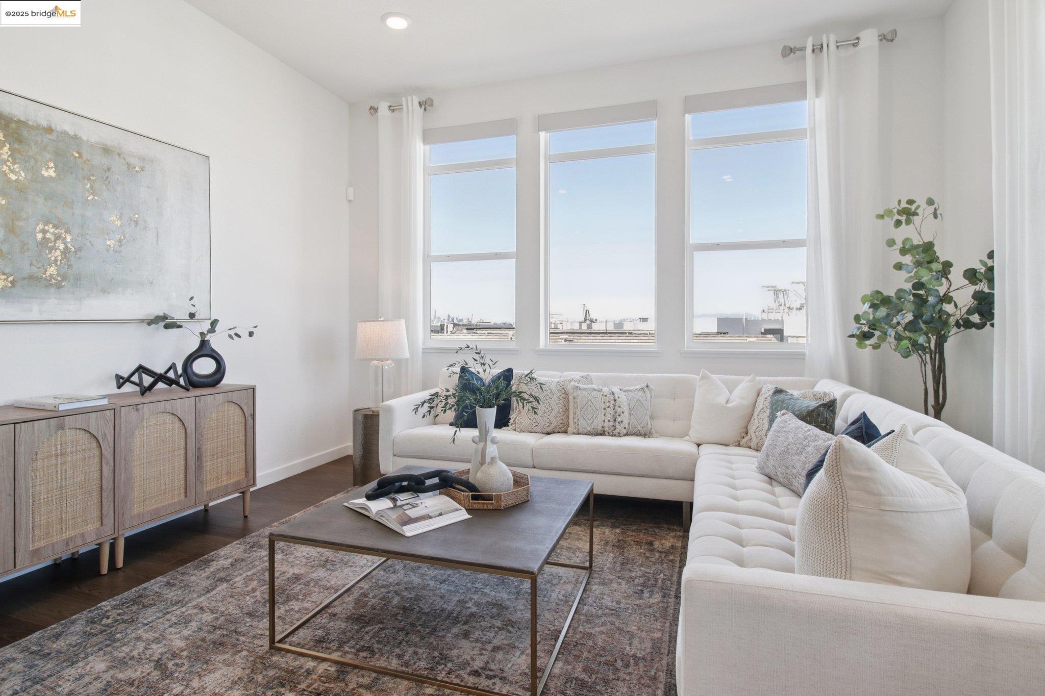 2878 5th Street Alameda, CA 94501 - Photo 6 of 56 a living room with furniture and wooden floor