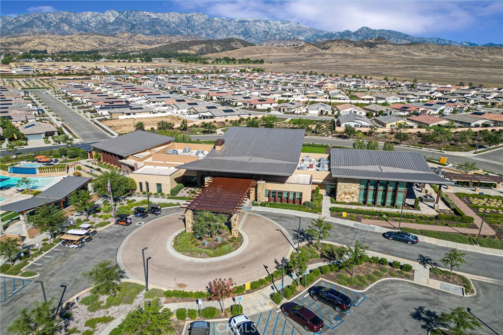 1656 Spring Run Lane Beaumont, CA 92223 - Photo 36 of 40 an aerial view of residential houses with outdoor space