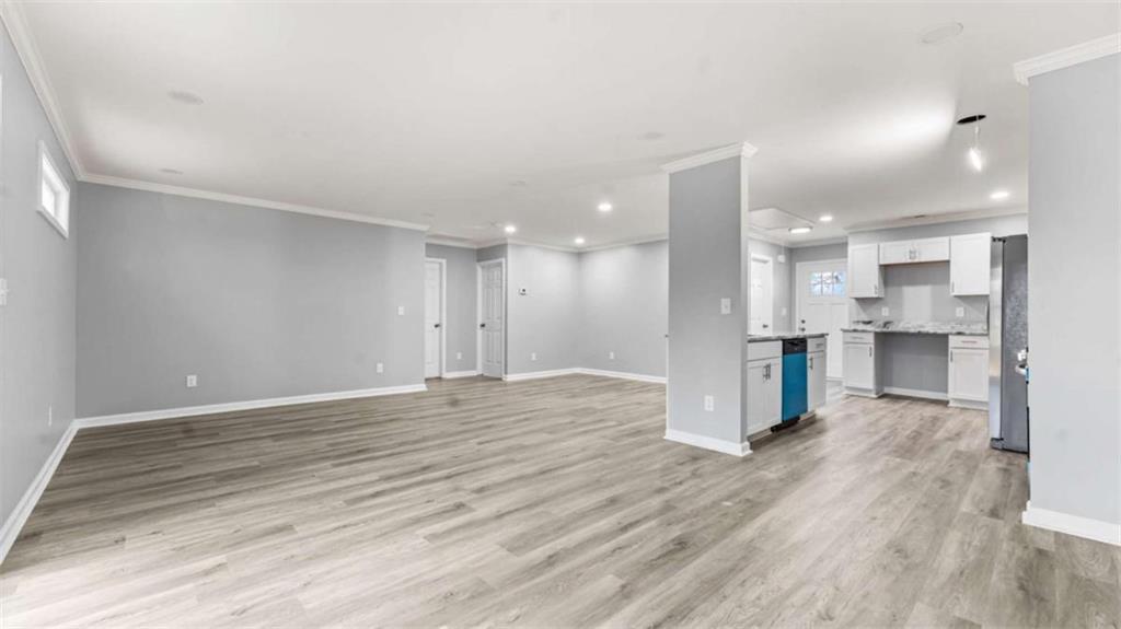804 Blanche Road Cedartown, GA 30125 - Photo 7 of 24 a view of kitchen view wooden floor and kitchen