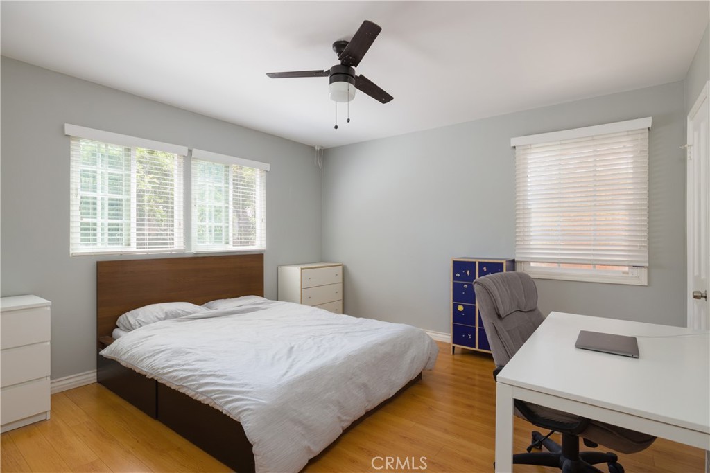 620 Beverly Drive Arcadia, CA 91006 - Photo 20 of 29 a bedroom with a bed and a desk