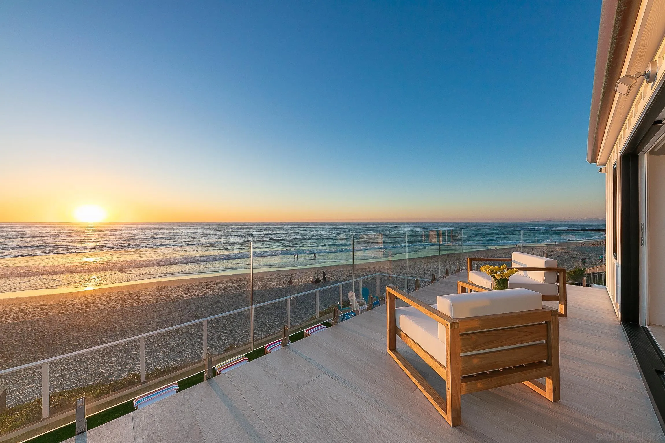 303 Sea Lane La Jolla, CA 92037 - Photo 27 of 61 a view of a balcony with an ocean view