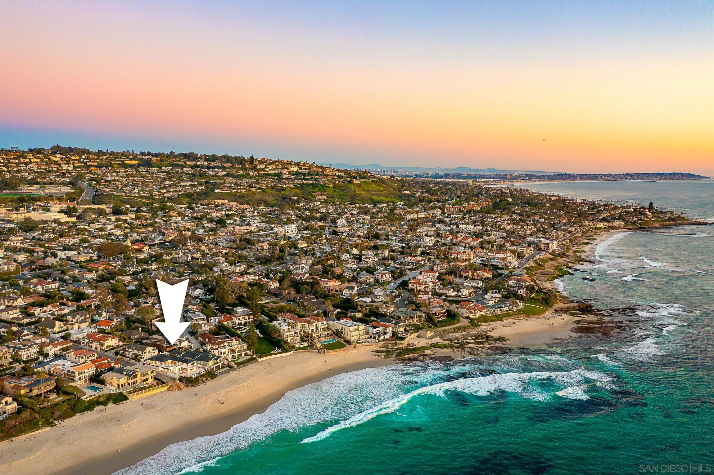 303 Sea Lane La Jolla, CA 92037 - Photo 58 of 61 an aerial view of residential houses with outdoor space