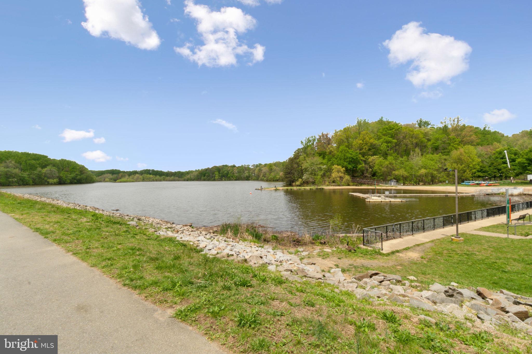 8248 Carrleigh Parkway Springfield, VA 22152 - Photo 41 of 45 a view of lake from balcony with outdoor space
