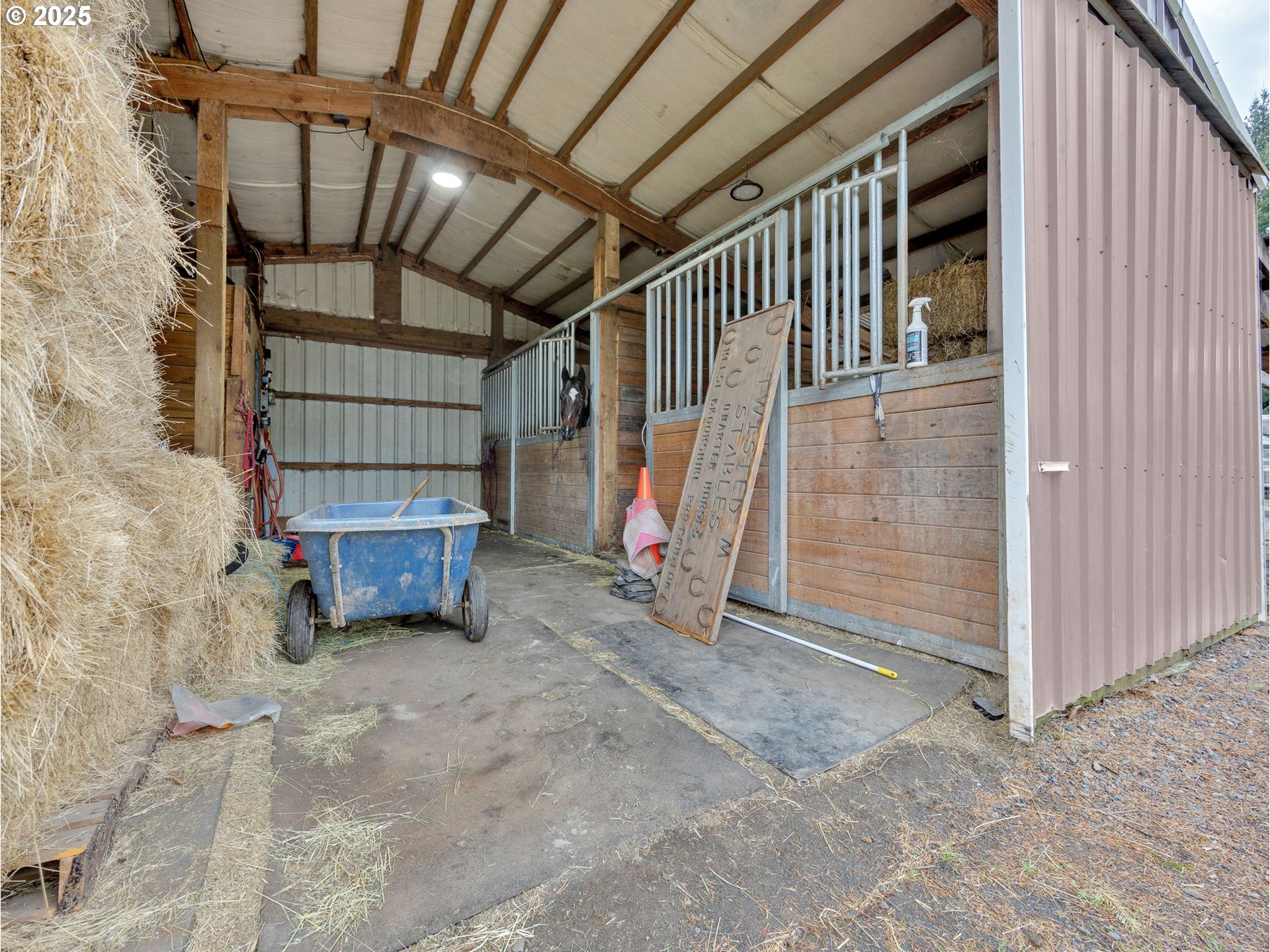 23754 South Bard Road Estacada, OR 97023 - Photo 25 of 39 a view of an empty room with wooden walls