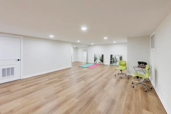 a very nice looking room with a large window