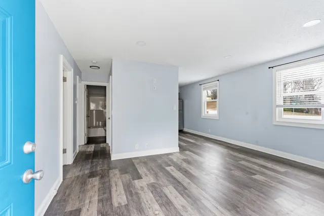 wooden floor in an empty room