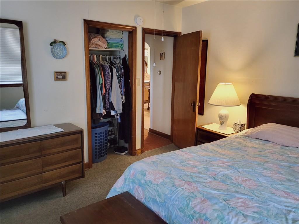 107 Wendel Road Herminie, PA 15637 - Photo 12 of 16 a bedroom with a bed and a closet