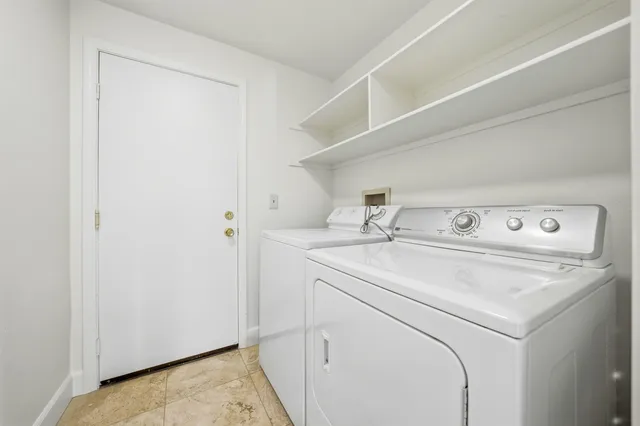 a potted plant sitting in front of a house
