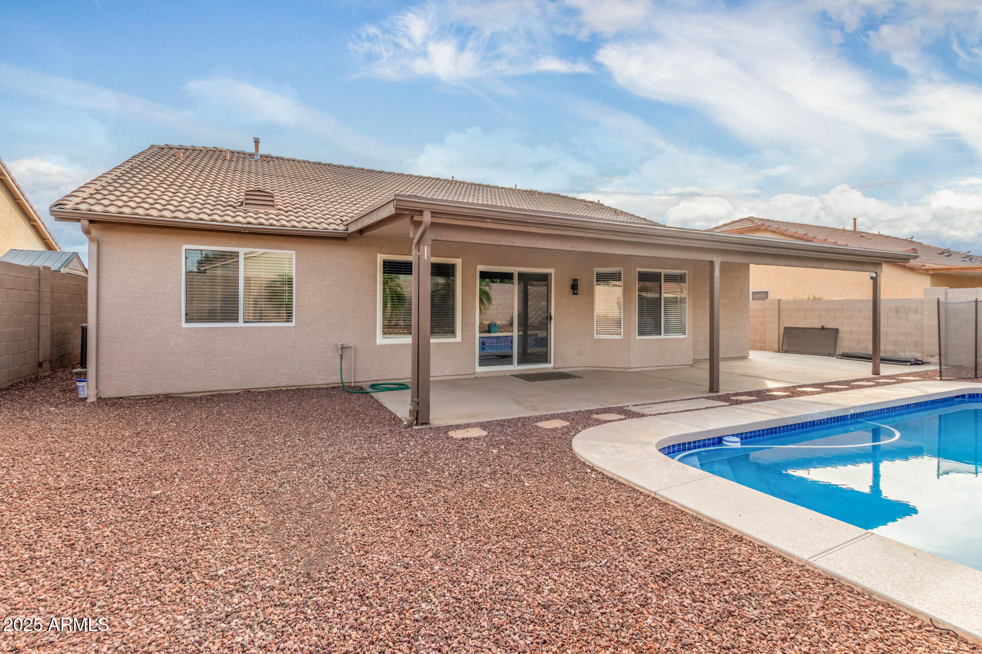 11232 East Dover Street Mesa, AZ 85207 - Photo 30 of 31 a view of house with yard outdoor seating and barbeque oven