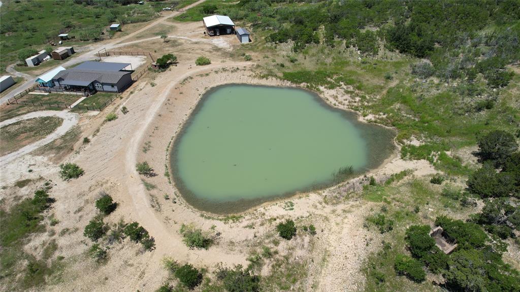 464 Upper Brad Road Strawn, TX 76475 - Photo 21 of 32 Aerial view featuring a water view