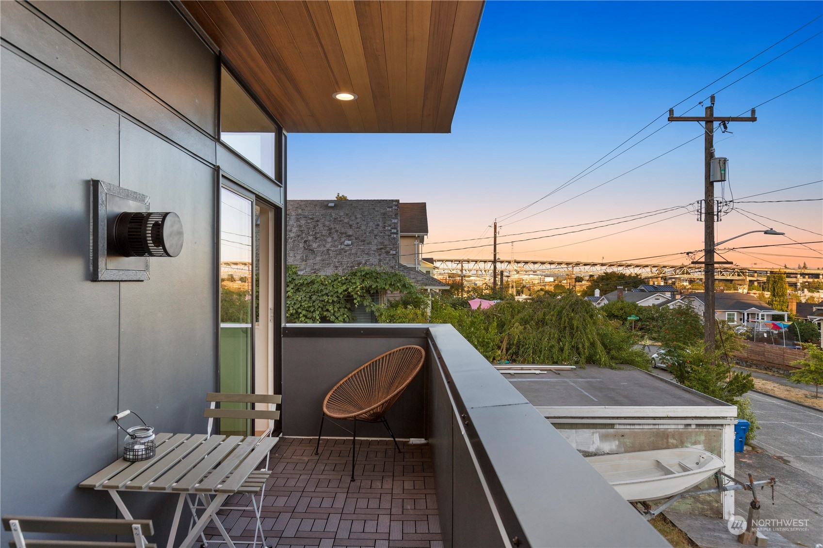 2308 North 38th Street Seattle, WA 98103 - Photo 16 of 40 a view of roof deck with seating space