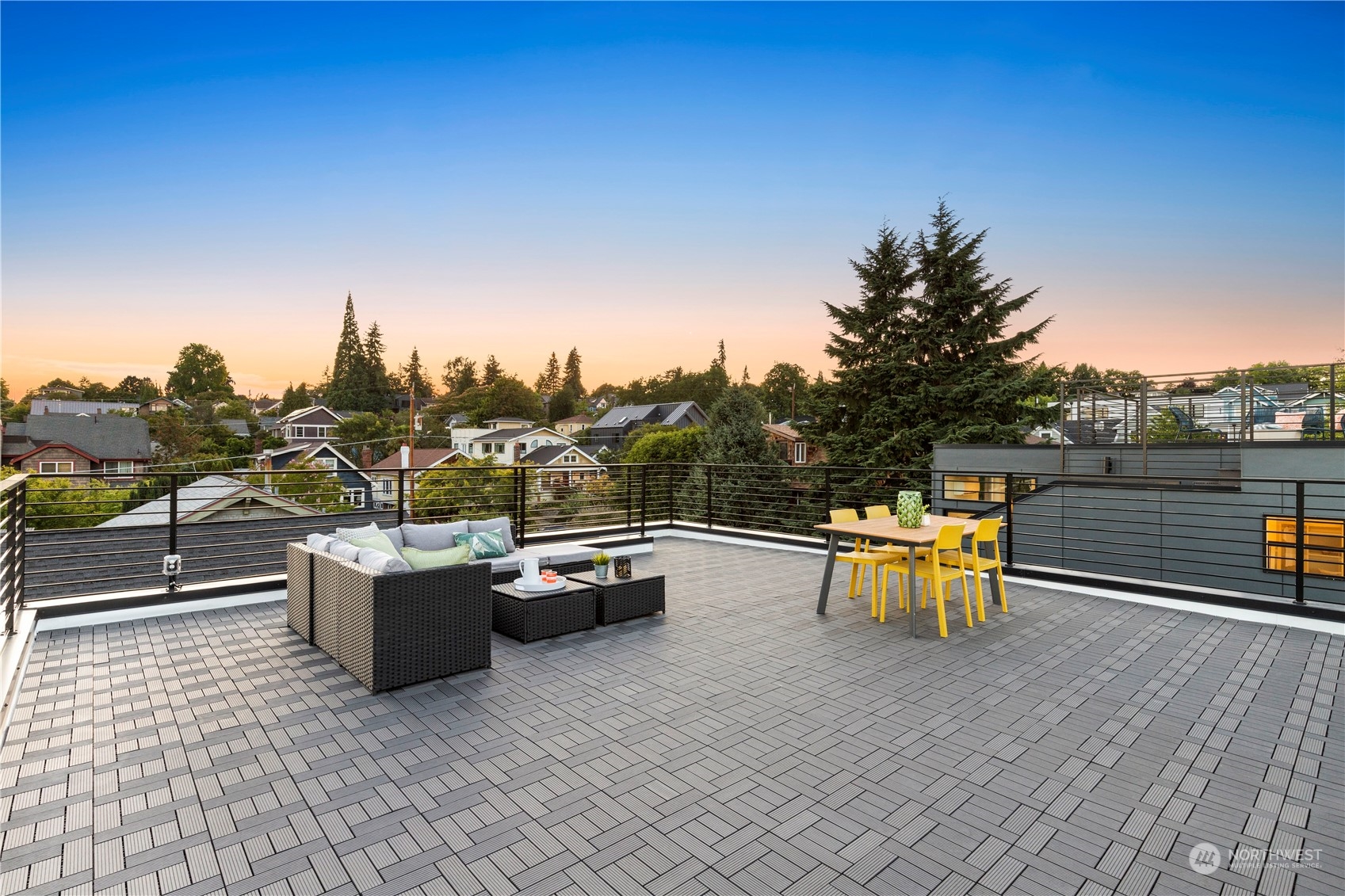2308 North 38th Street Seattle, WA 98103 - Photo 40 of 40 a view of a terrace with sitting area